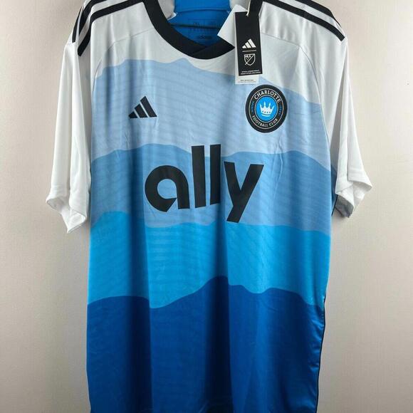 Wilfried Zaha Adidas Charlotte FC Authentic Home Soccer Jersey 2XL - Picture 1 of 8